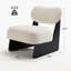 Fauteuil d'appoint en tissu Boucle