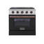 Cuisinière à double carburant autoportante 30 po 4,2 pieds cubes Pro-Style-87133188-87378937