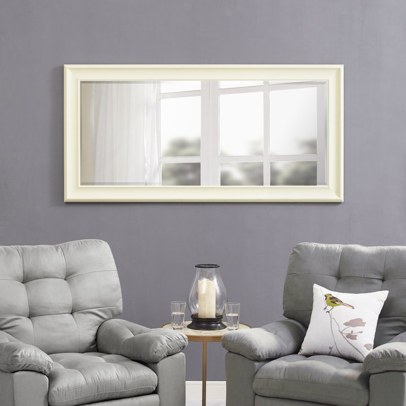 Miroir pleine grandeur Chappell 66 po x 32 po, Crème