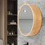 Armoire de toilette murale ronde 19,68 po Danvers