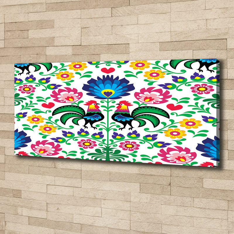 Ethnic Pattern - Wrapped Canvas Print