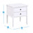 Emmett 2 Drawer Nightstand -