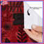 Rideaux de douche rouge et noir-855389840