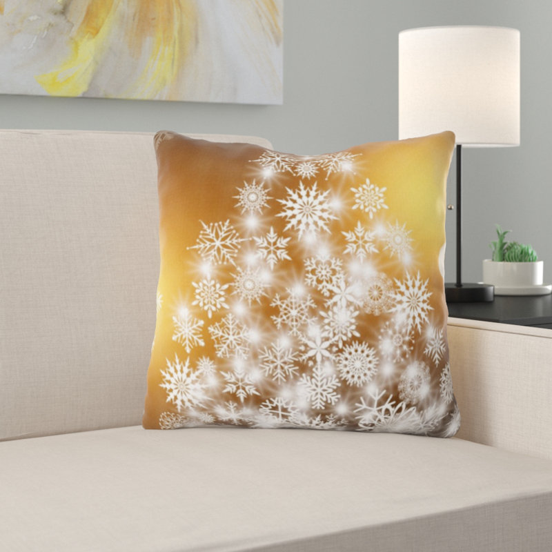 Coussin décoratif carte de noël