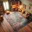 Machine Printed 177cm X 122cm Area Rug