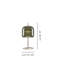 Jube Table Lamp S Old Green Transparent Matt Steel L2416 Ul-1633547017