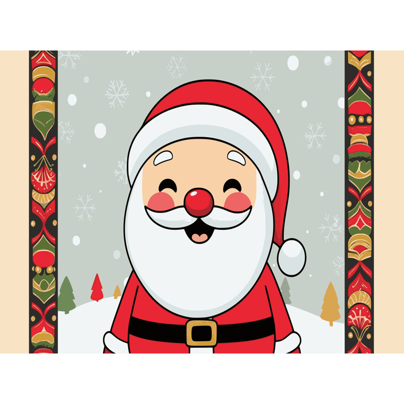 Tapis vacances de Noël The Holiday Aisle®, Rectangulaire 3 pi x 5 pi