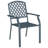 vidaXL Garden Chair 2 pcs Anthracite 22.05 x 25.59 x 35.04 in Steel