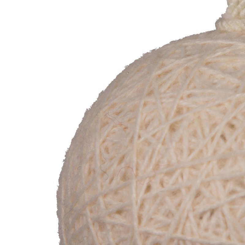Ensemble de 4 boules de Noël Chistmas, Ivoire