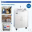 Lavabos portables Ozark River Premier blanc Brite, comptoir en ABS stratifié blanc avec comptoir et lavabo, station de lavage des mains et réservoirs d'eau mobile, lavabo portatif avec roues certifié NSF