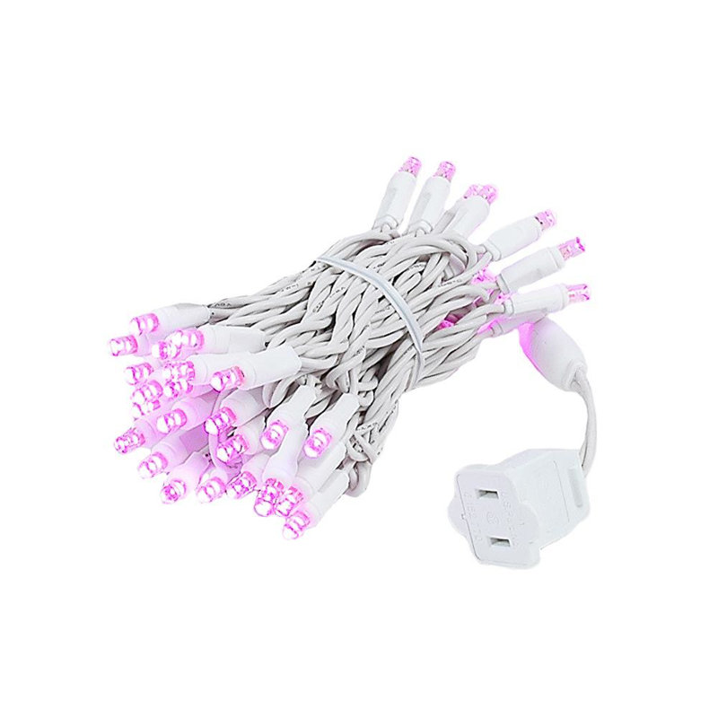 Guirlande lumineuse 50 lumières, Rose