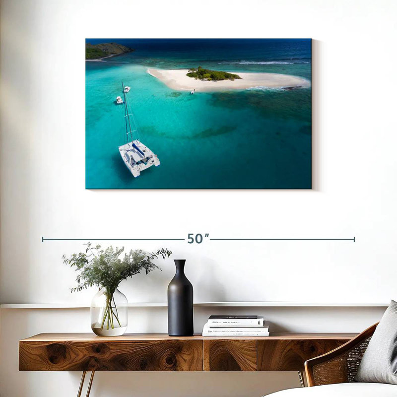 Mehar Tropical Catamaran, 24" H x 36" W