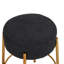 24 po de hauteur, tabourets de bar ronds, ensemble de 2 - tabourets de salle à manger rembourrés contemporains pour cuisines, cafés et bars - comprend des pieds de support robustes (seulement deux chaises)-1031099664