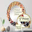 Feliciana  - Floral Wall Mirror Oval-307719508