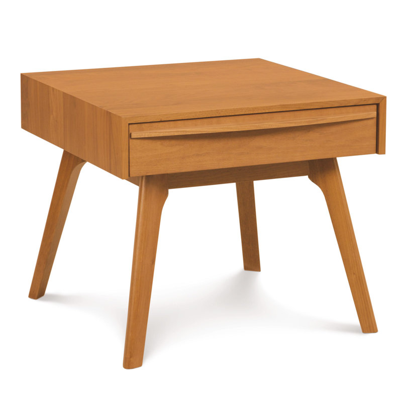 Table de chevet 1 tiroir Catalina, 17 po, Cerisier
