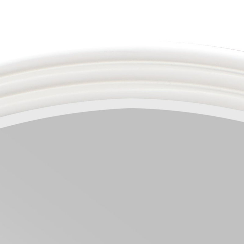 Carena Gray Round Mirror