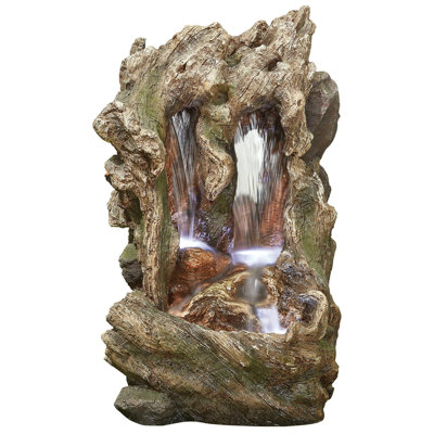 Outdoor Floor Fountain with Lights