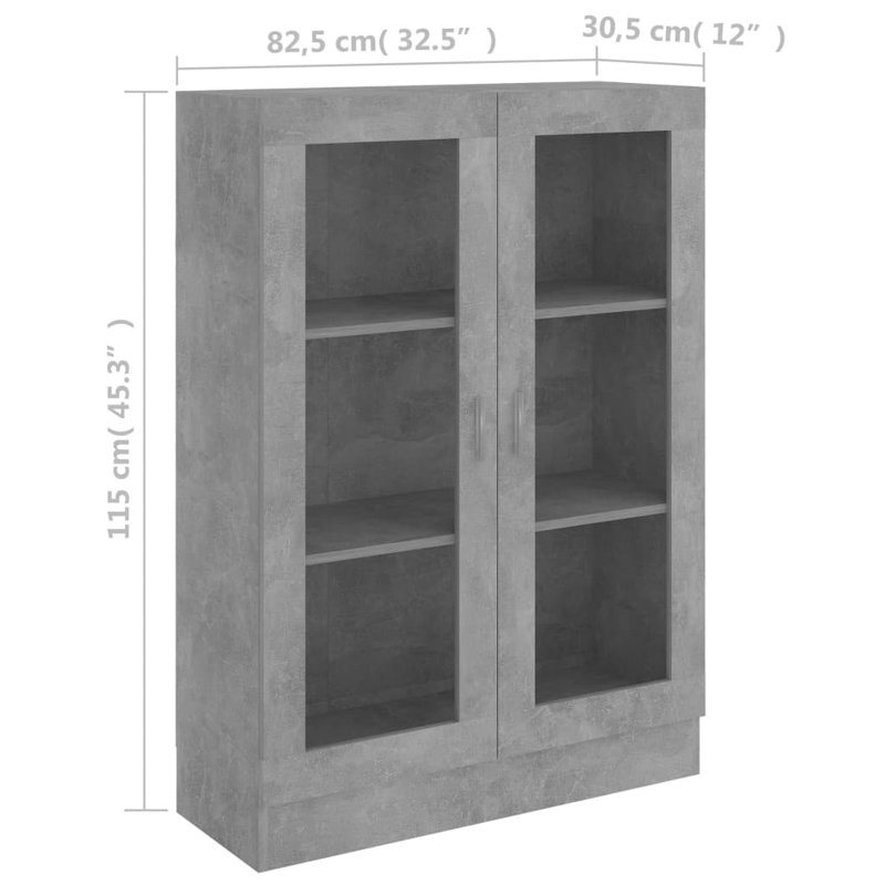 Présentoir en carton Aponi, Gris béton