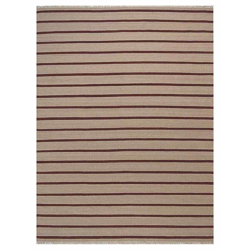 Donora Hand Woven Flat Weave Kilim Wool Eco-Friendly Area Rugs  -  Contemporary Modern Design, Low Pile  Handmade Area Rugs for Living Room, Bed Room