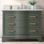 Meuble-lavabo simple en bois massif et manufacturé avec plateau en marbre Goleta-1408299882