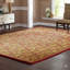 Ivory Hand-Knotted Wool Floral Vine Labyrinth Geometric Modern Contemporary Carpet Rug-286844049