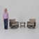 Vivek Premium All-Weather Wicker 2 - Person Patio Conversation Sets with Cushions