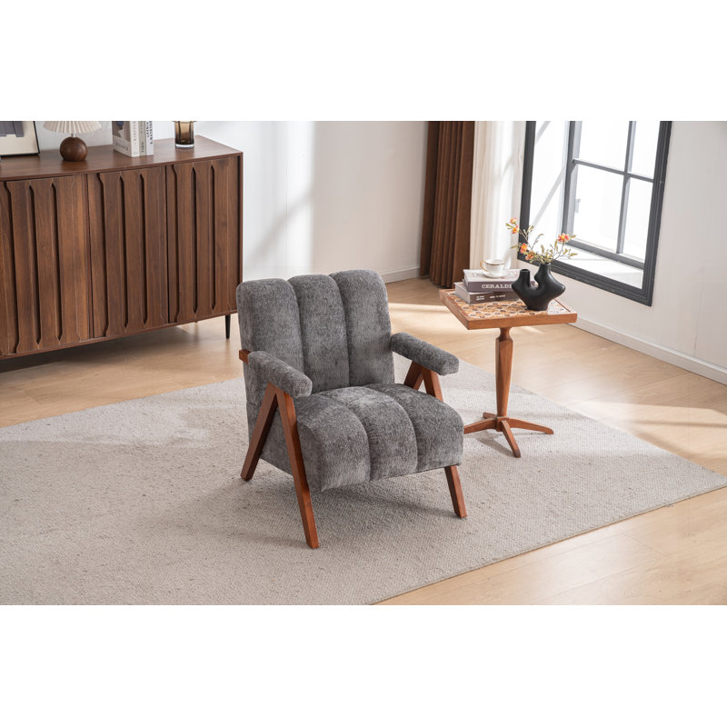 Chaise en forme de nuage Mid-Century, Gris