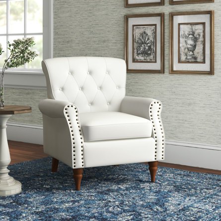 Galatea 29.5" W Armchair with Button-Tufted