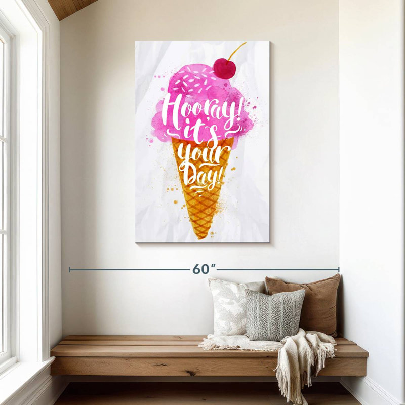 Hourra c'est votre journée, H 45 po x l 30 po