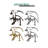 Kingston Brass French Country Three-Handle 2-Hole Deck Mount Clawfoot Tub Faucet with Hand Shower-28237326