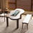 Walnut Curved Solid Wood desk-108798444