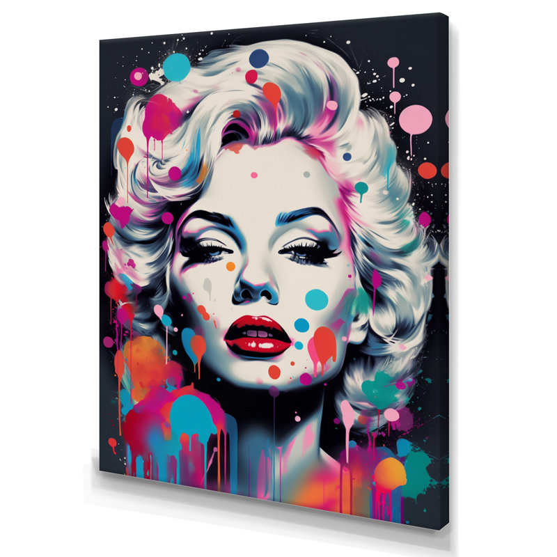 Personnage rétro I, impression sur toile, H 20 po x l 12 po x P 1 po