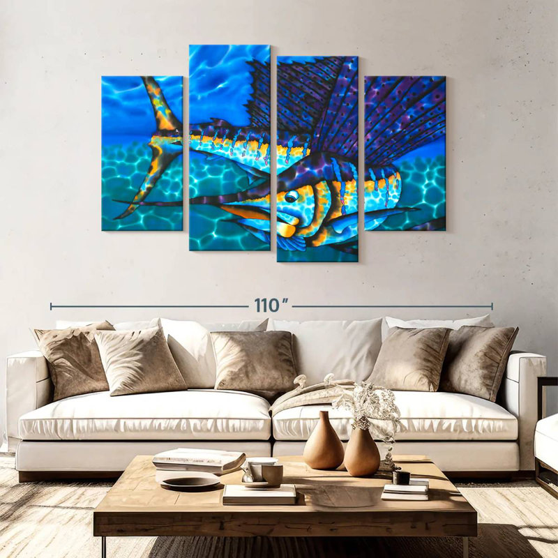 Brampt Atlantic Sailfish, 54" H x 84" W