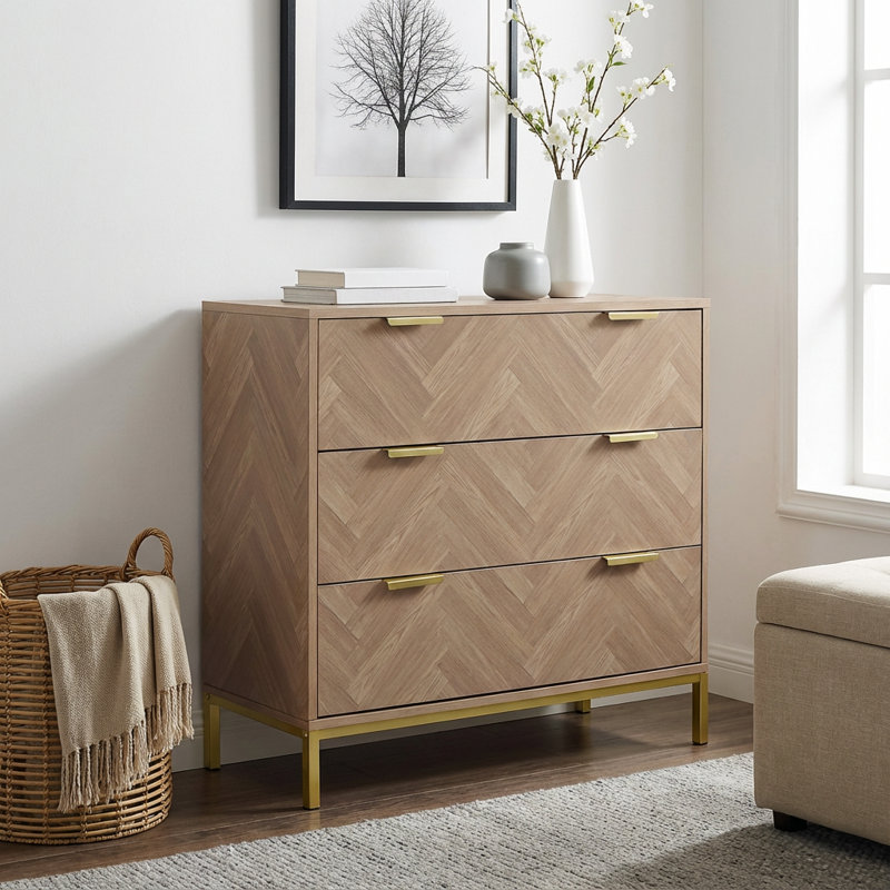 Bendt 31'' W 3 - Drawer Dresser