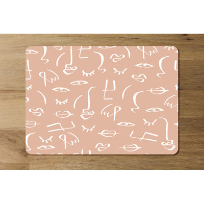 Drucill Wood No Pattern Rectangle Placemat