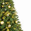 Arbre de Noël 7,5 pi avec 550 lumières DEL, 1350 pointes en PVC et aiguilles dures, conception à branches articulées, support en métal robuste-496854995