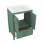 Meuble-lavabo de 24 po avec lavabo encastré en céramique, armoire autoportante moderne avec portes à fermeture silencieuse