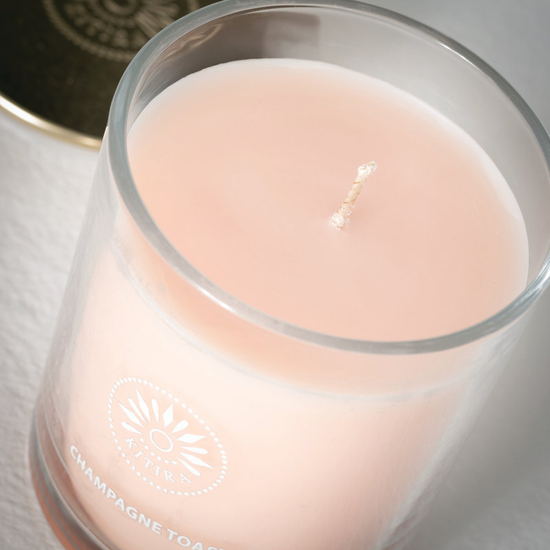 Bougie en champagne rose Vance Kitira, 10 oz