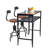 Jimmia 2 - Person Pine Solid Wood Top Four Leg Base Dining Set