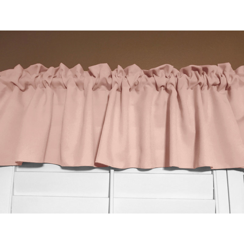 Cantonnière sur mesure l 58 po Pastorella, L 58 po x L 32 po, Rosé