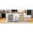 74.8" Kitchen Island With Extendable Dining Table, Kitchen Storage Cart With 3 Drawers, Power Outlet, Rolling Kitchen Island On Wheels With Spice Rack And 2 Door Cabinet, For Kitchen, White-83197789