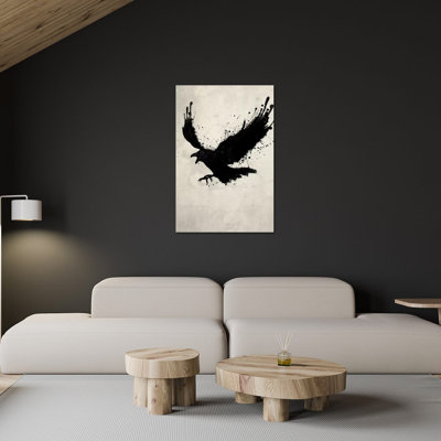 Raven Print On Acrylic Glass