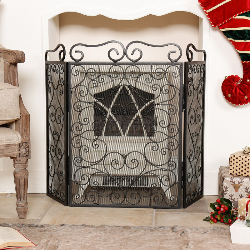 Iron Fireplace Screen