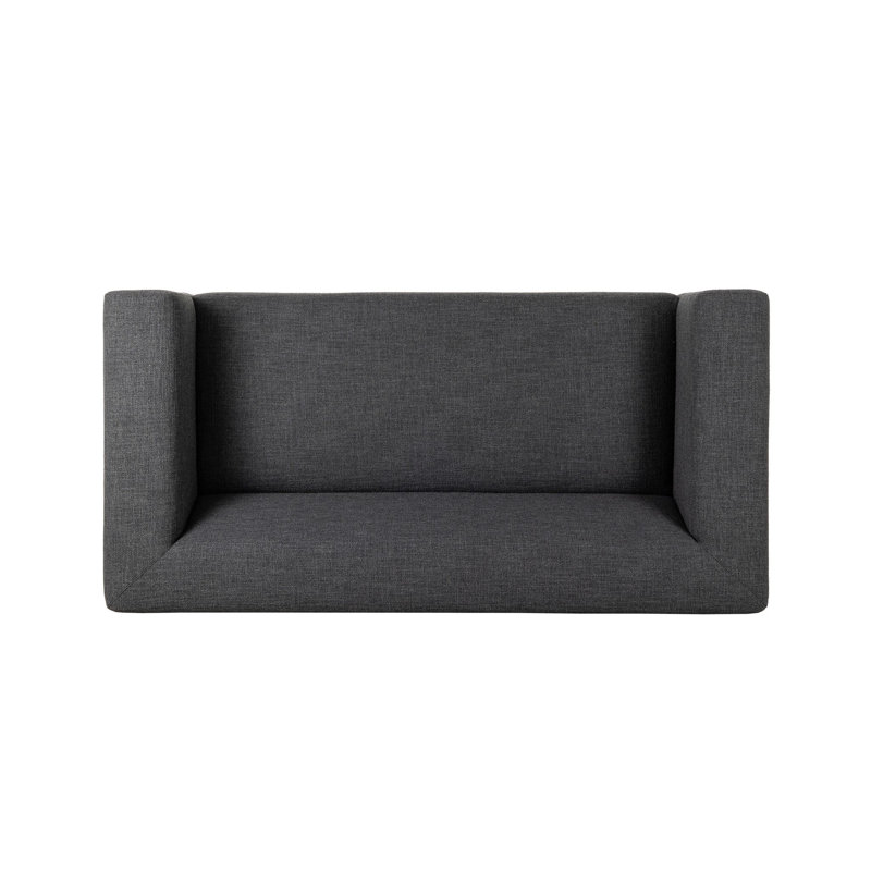Lawndale Sofa-89"-Napa Sandstone, Saxon Charcoal