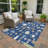 Machine Washable Indoor/Outdoor Juliet ACN2393 Mid-Century Modern Rug-363460852