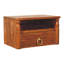 Artisan Furniture  Wood Turned Pillar Wall Nightstand