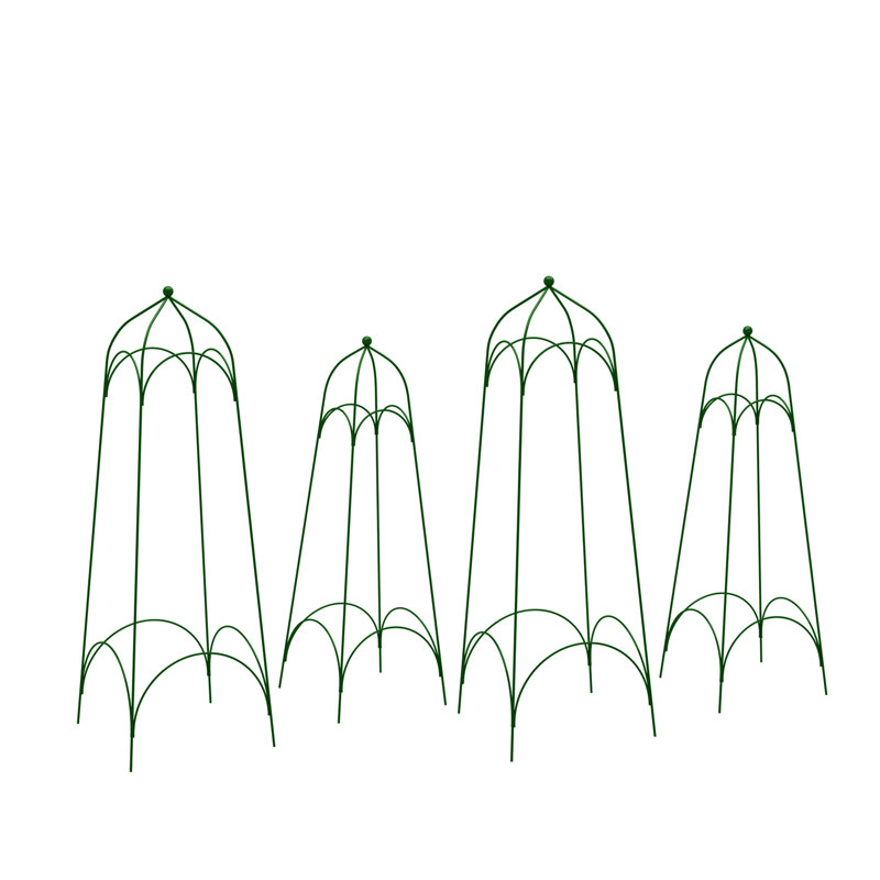 Archit Metal Plant Support, Green, 107cm H x 38cm W x 38cm D, 4