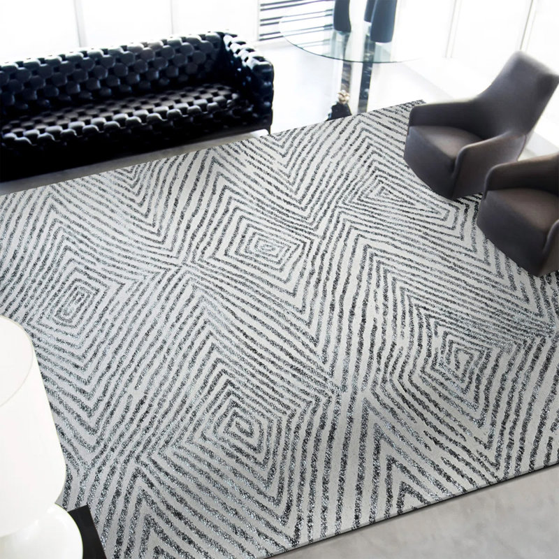 Tapis rectangulaire noué à la main, Rectangle 12 pi x 15 pi