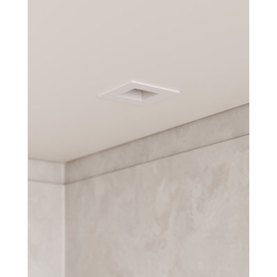 CSL Forme Downlight à bordure carrée de 3,69 po de couleur noir mat