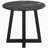 Enlow black circular marble texture smart side table